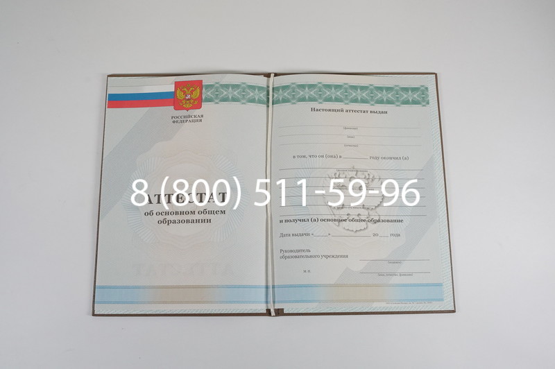 Аттестат за 9 класс 2011-2013 годов в Ставрополе